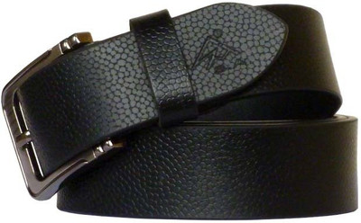 

Sondagar Arts Men Formal Black Genuine Leather Belt