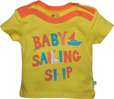 

FS Mini Klub Boys Casual T-shirt(Multicolor, Yellow