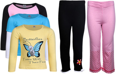 

Gkidz Girls Casual T-shirt, Multicolor