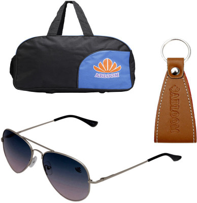 

ABLOOM Duffel Bag Combo(Black, Blue)