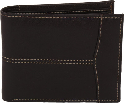 

Lens Men Black Genuine Leather Wallet(10 Card Slots)
