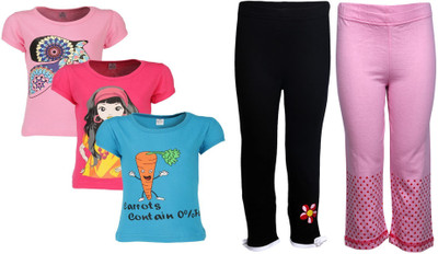 

Gkidz Girls Casual T-shirt, Multicolor