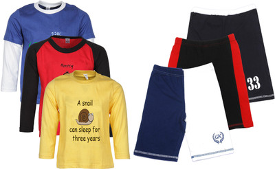 

Gkidz Boys Casual T-shirt, Multicolor