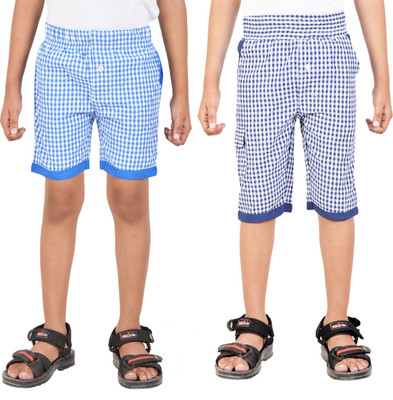 

Gkidz Boys Casual Shorts(Multicolor, Blue