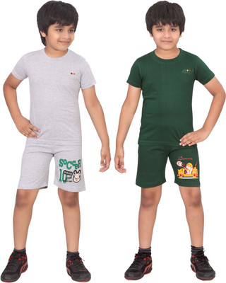 

Dongli Boys Casual(Multicolor, Mgreen & wmelange & dbps & mgreen & wmelange