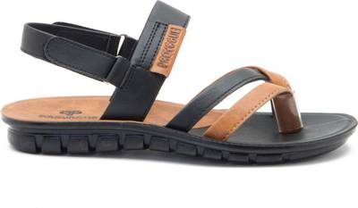 Provogue Men BLACK/TAN Sandals