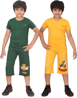

Dongli Boys Casual(Multicolor, Mgreen gyellow mgreen gyellow