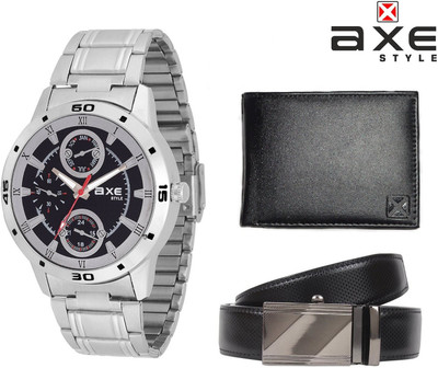

AXE Style Wrist Watch Men's Combo