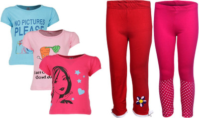 

Gkidz Girls Casual T-shirt, Multicolor