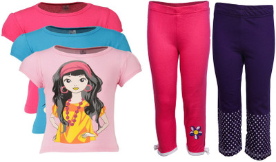 

Gkidz Girls Casual T-shirt, Multicolor