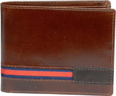 

Navaksha Men Brown Genuine Leather Wallet(10 Card Slots)