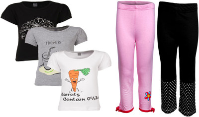 

Gkidz Girls Casual T-shirt, Multicolor