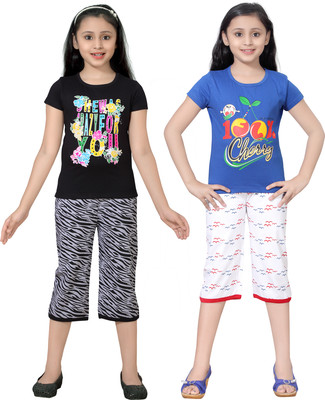 

Sini Mini Kids Nightwear Girls Printed Cotton, Set_zee666bk_bk_tp_3bd555rbl_rd_rbl_tp