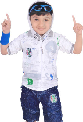 Hey Baby Boys T-shirt(White