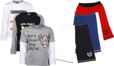 

Gkidz Boys Casual T-shirt, Multicolor