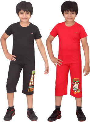 

Dongli Boys Casual(Black, Black red black red