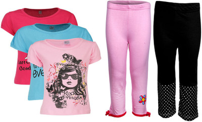 

Gkidz Girls Casual T-shirt, Multicolor