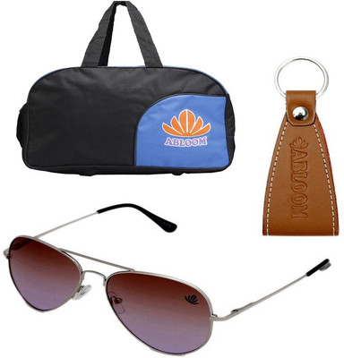 

ABLOOM Duffel Bag Combo(Black, Blue)
