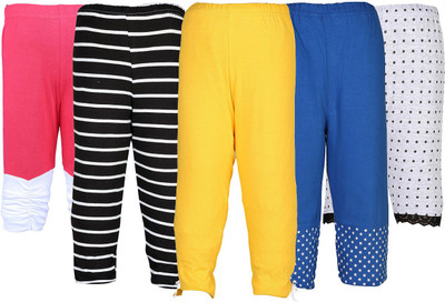 

Gkidz Girls Casual Trouser Capri(Multicolor, White