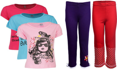 

Gkidz Girls Casual T-shirt, Multicolor