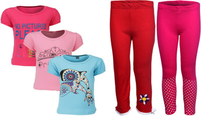 

Gkidz Girls Casual T-shirt, Multicolor