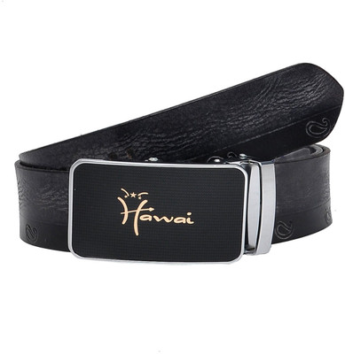 

Hawai Men Casual, Formal Black Genuine Leather Belt