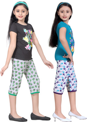 

Sini Mini Kids Nightwear Girls Printed Cotton, Set_ldbg666bk_bg_bk_tp_2spa555pur_pet_pet_tp