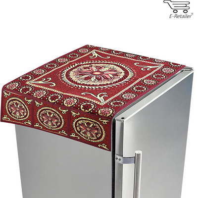 

E-Retailer Refrigerator Cover(Red)