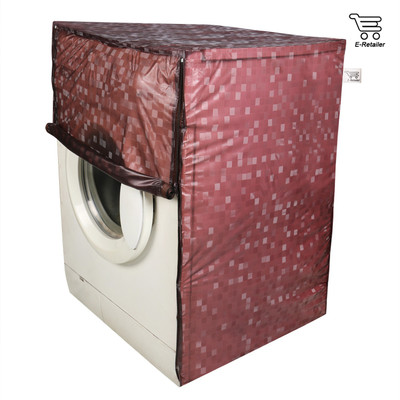 E-Retailer Front Loading Washing Machine  Cover(Width: 58 cm, Brown)
