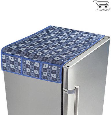 

E-Retailer Refrigerator Cover(Blue)