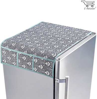 

E-Retailer Refrigerator Cover(Grey), Silver