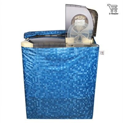 E-Retailer Semi-Automatic Washing Machine  Cover(Width: 83.82 cm, Blue)