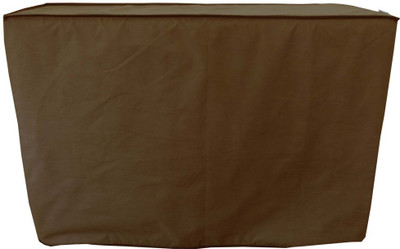

Lithara Air Conditioner Cover(Brown, Brown)