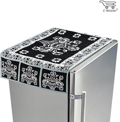 

E-Retailer Refrigerator Cover(Black)