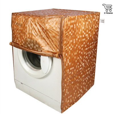 E-Retailer Front Loading Washing Machine Cover(Orange)
