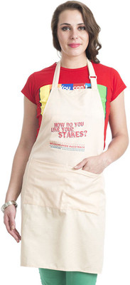 

Finesse Blended Chef's Apron - Free Size(Beige, Single Piece)