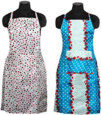 

Shivkirpa Nylon Home Use Apron - Medium(Multicolor, Pack of 2)
