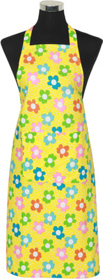 

Florina Polyester Home Use Apron - Free Size(Yellow, Single Piece)