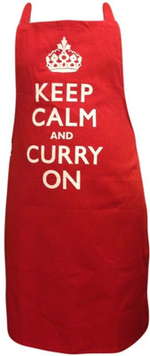 

Eco Corner Cotton Apron - Free Size(Red, Single Piece)
