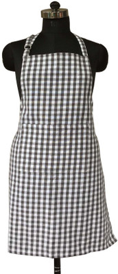 

Lushomes Cotton Home Use Apron - Free Size(Grey, Single Piece)