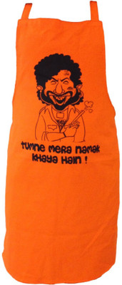 

Eco Corner Cotton Apron - Free Size(Orange, Single Piece)
