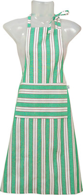 

VKE Product Cotton Home Use Apron - XL(Green, Single Piece)