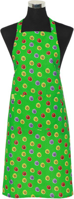 

Florina Polyester Home Use Apron - Free Size(Green, Single Piece)