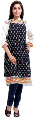 

Rajrang Cotton Chef's Apron - Free Size(White, Black, Single Piece), Black;white