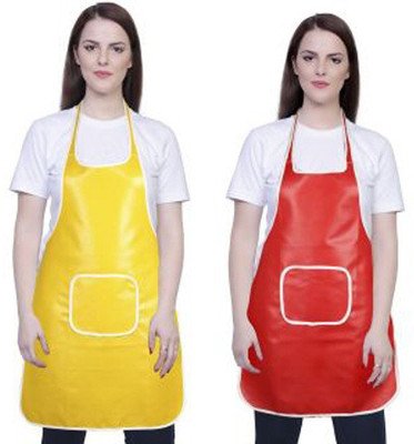 

Shreejee Cotton Home Use Apron - Free Size(Multicolor, Pack of 2)