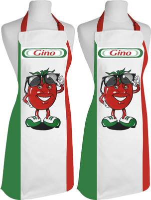 AIRWILL Cotton Home Use Apron - Free Size(Multicolor, Pack of 2)