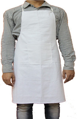 

Legasea Cotton Chef's Apron - Free Size(White, Single Piece)