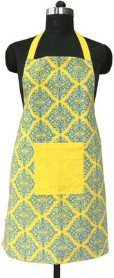 

Lushomes Cotton Chef's Apron - Free Size(Yellow, Single Piece)