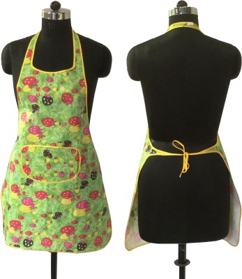 

Lushomes Blended Home Use Apron - Free Size(Green, Single Piece)