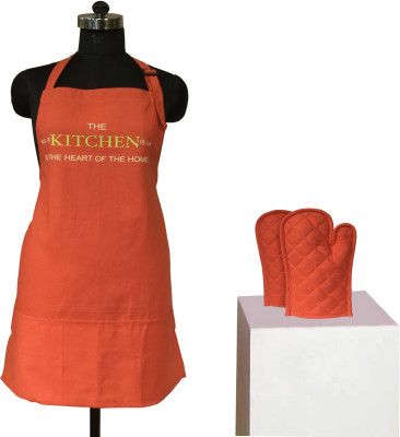 

Lushomes Cotton Home Use Apron - Free Size(Maroon, Pack of 3)